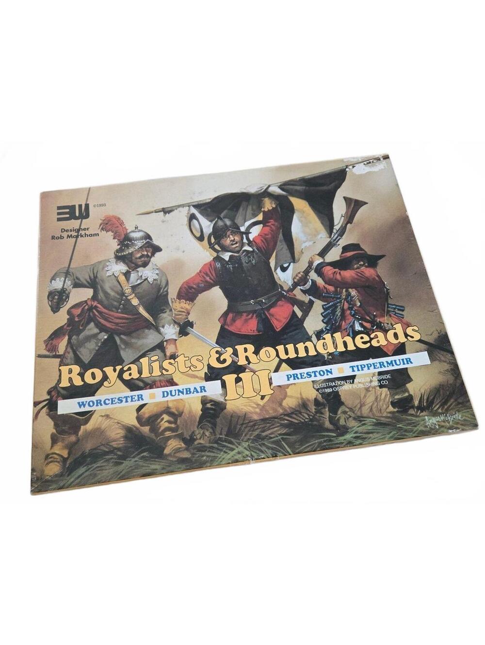 Wargame / 3W / Royalists & Roundheads III English Civil War Quad Game Unpunched